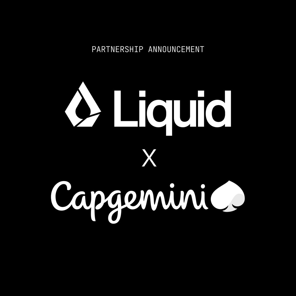 Today we announce our collaboration with Capgemini to build next-generation AI solutions for enterprises. For the last months, we've been working on this together and now following Capgemini's participation in Liquid AI's successful $37.6m seed round, we are committed to