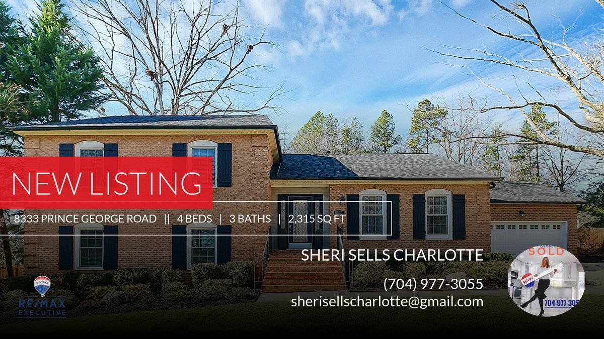 SheriRemax's tweet photo. 📍 New Listing 📍 Take a look at this fantastic new property that just hit the market located at 8333 Prince George Road in Charlotte. Reach out here or at (704) 977-3055 for more information!

Listed by Guy Ward

Sheri Sells Charl... https://t.co/YGVXav0PGE https://t.co/N4YIkvRcti