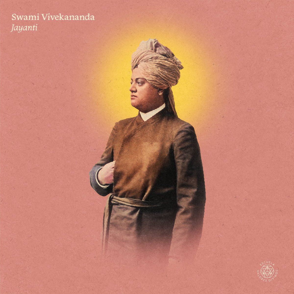 evdsky's tweet photo. Narendranatha Datta, nace el 12/01/1863, en India. Su búsqueda de la Verdad, lo acerca a Ramakrishna Paramahansa, quien fue su gurú.

Bajo su guía, es nombrado Sw. Vivekananda, siendo el primer monje en viajar a Norteamérica a transmitir los principios de la Filosofía Yoga. https://t.co/Yv1Q9Vyjae