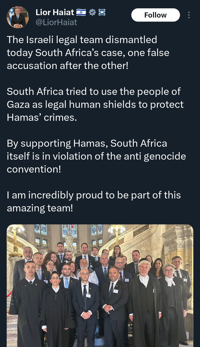 RealDsuccess's tweet photo. Can South Africa rest their ugly head in shame.
All hail Israel!! 👏👏👏👏 https://t.co/PS3TJarLbh