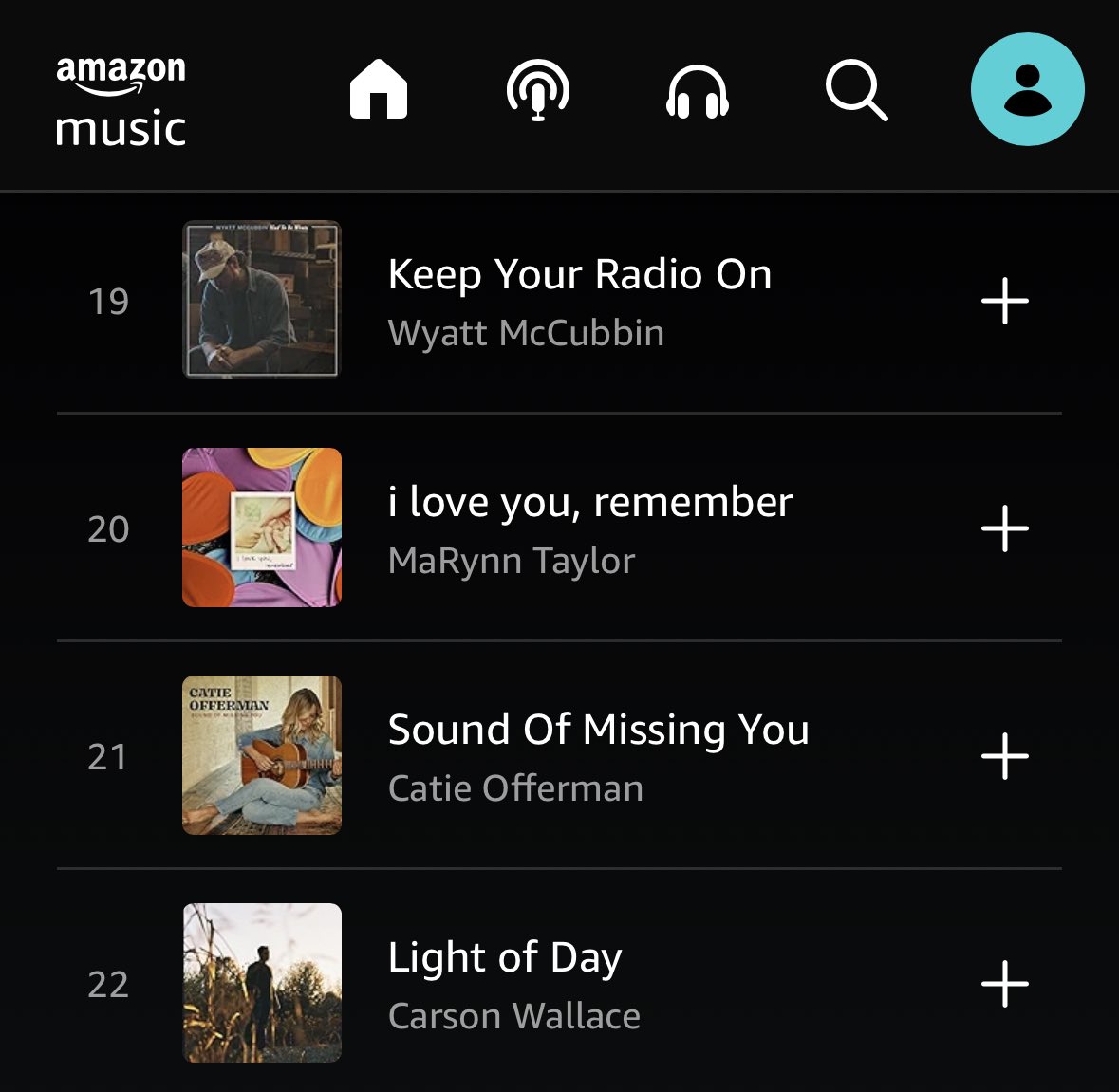 Thanks for adding #SoundOfMissingYou to the Breakthrough Country playlist @amazonmusic! strm.to/CatieBreakthro…