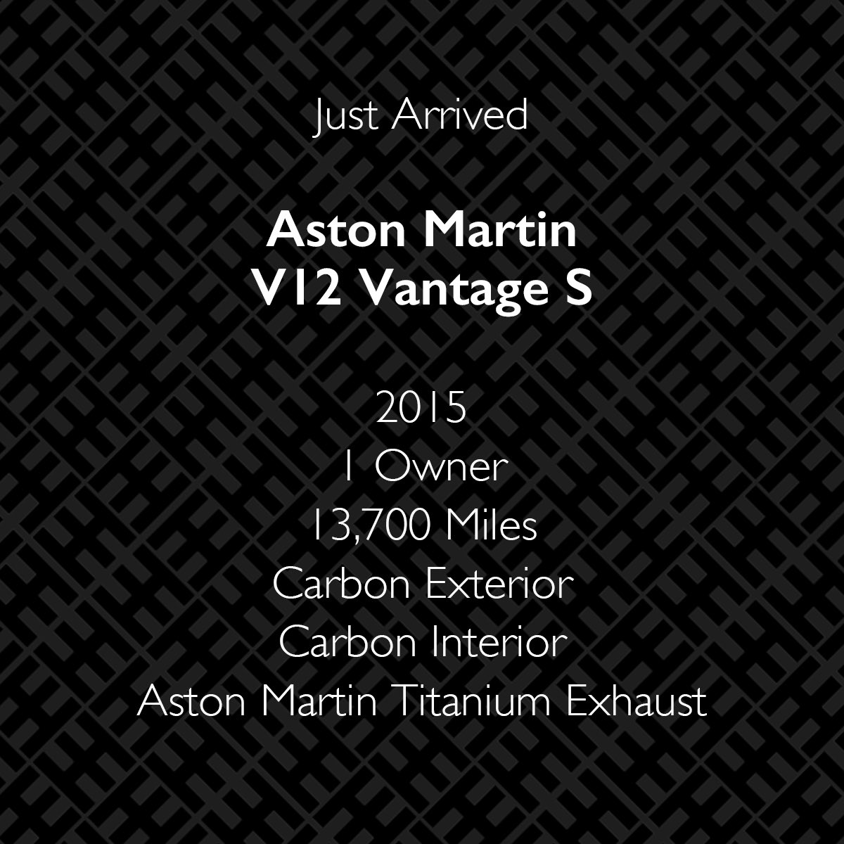 __anthony_james's tweet photo. Oh, what a thing… the V12 Vantage S has arrived and we are in love!
#AstonMartin  #V12 https://t.co/ir3kJ2wyuO
