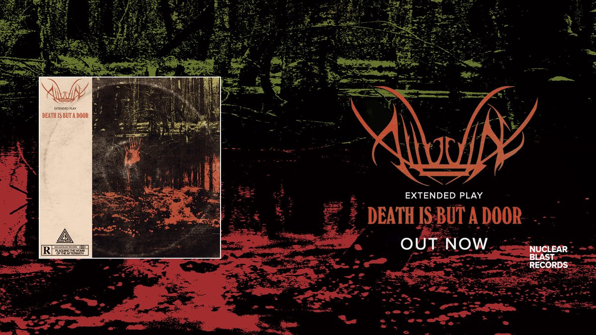 “Death Is But a Door” is out today and available everywhere via @nuclearblast. Limited vinyl and CD left here: alluvial.bfan.link/death-is-but-a…