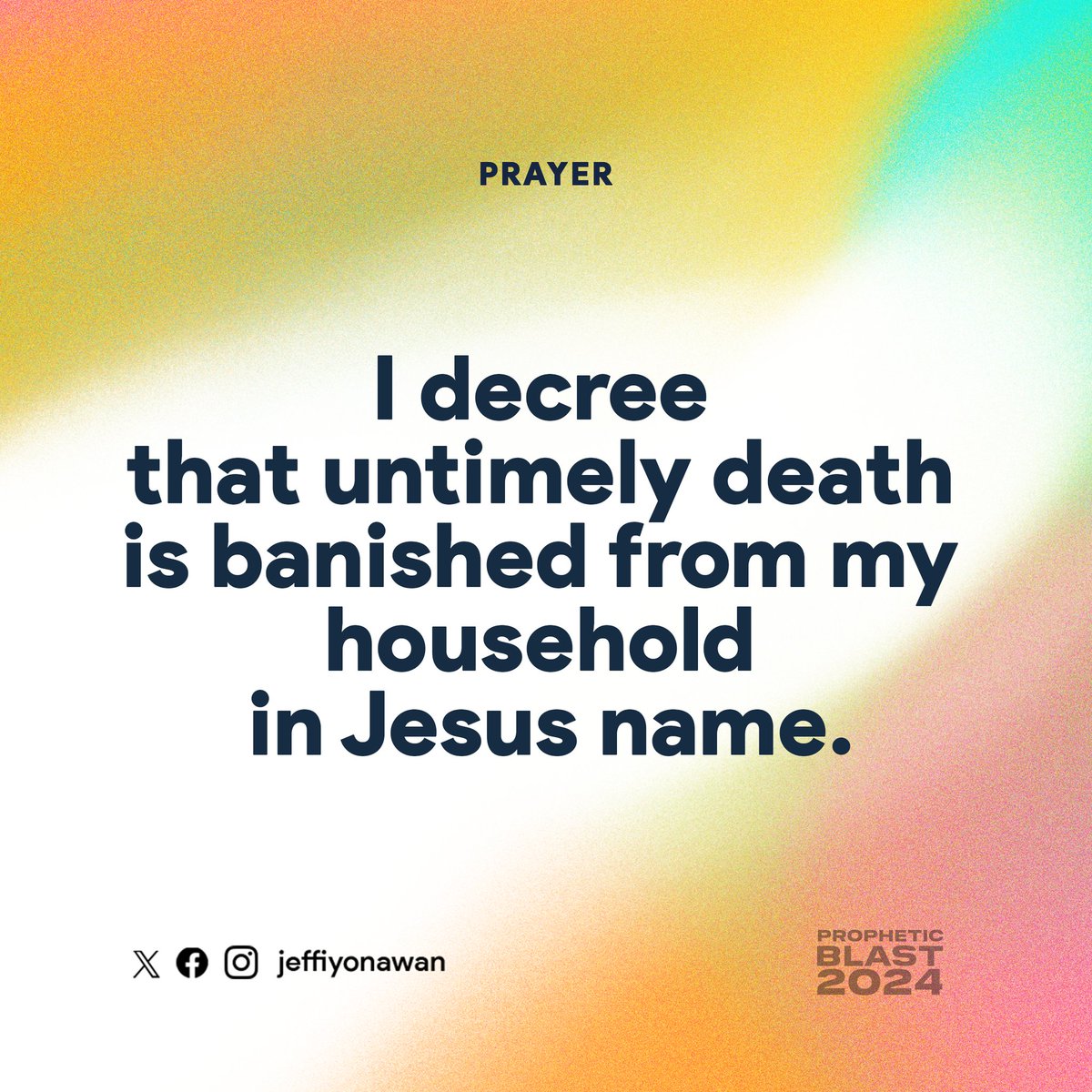 jeffiyonawan's tweet photo. Prayer is not just about asking for what we want, it’s about trusting in God’s plan for our lives.
#propheticblast
#NewYearPrayers
#miracleassembly
#jeffiyonawan https://t.co/7PcqKNz7cp