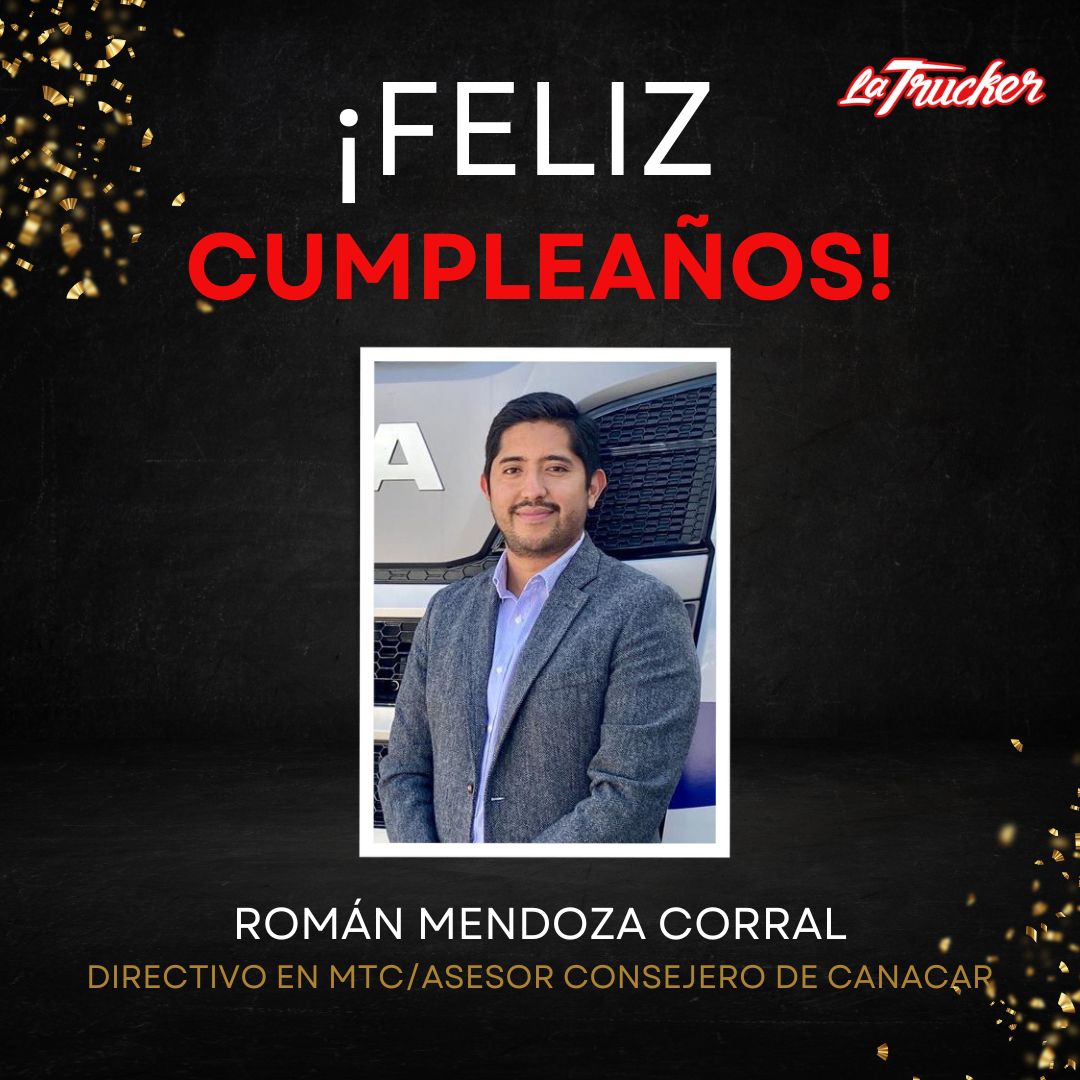 trucker_la's tweet photo. #Felicidades
Deseamos un feliz cumpleaños al Ing. Román Mendoza Corral (@RomanMC10), quien es directivo en la empresa Movimientos Terrestres de Carga y funge como Asesor consejero de la CANACAR.

Que este año esté lleno de salud, éxito y abundancia.
¡Muchas felicidades! https://t.co/cOFtFR8Tc5