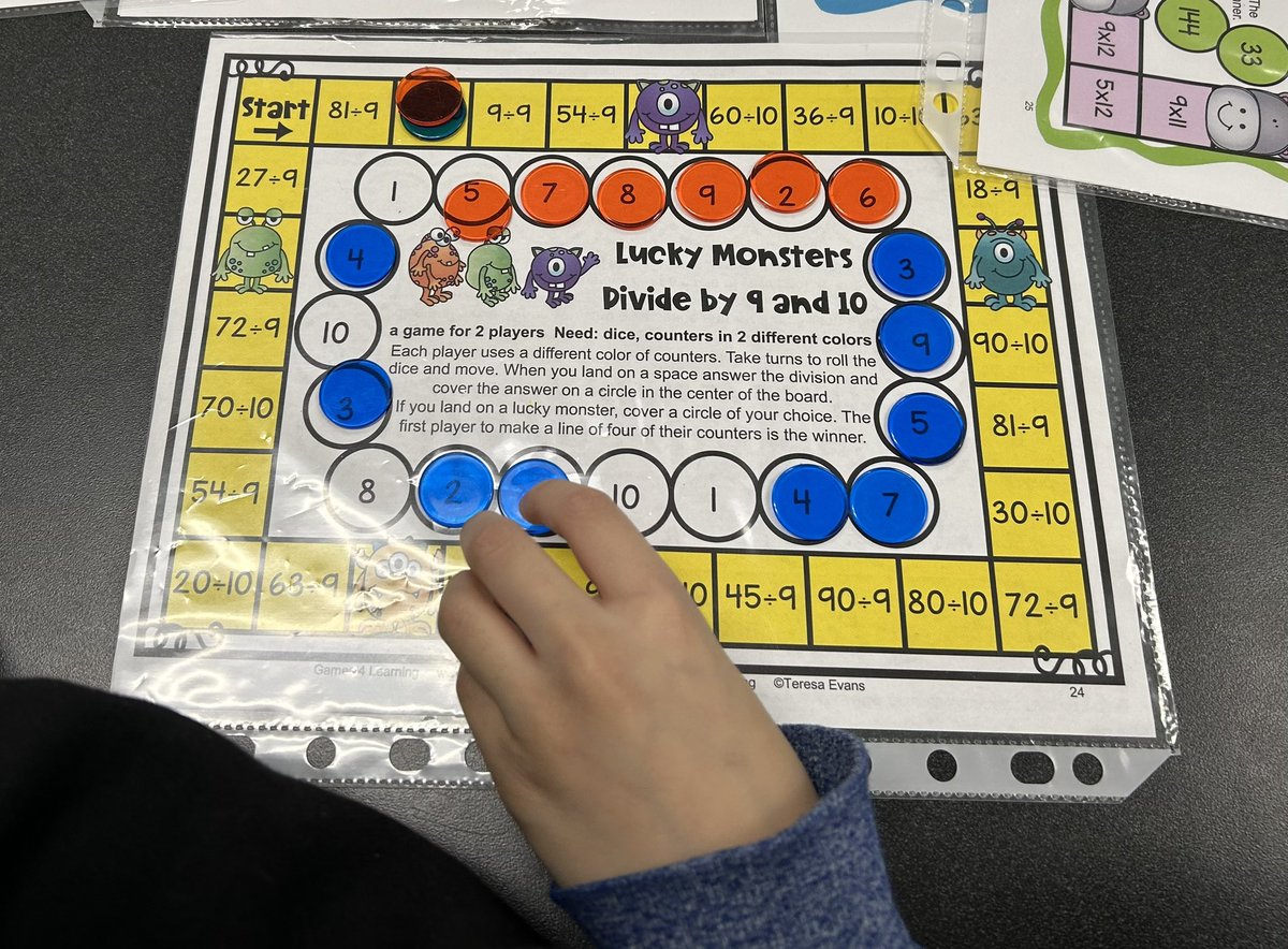 Gr. 4 and 5 students at Heloise Lorimer School spent some of their math time this week reviewing and increasing their fluency in multiplication and division through math rotations. This will help prepare them as they begin more complex multiplication and division problems. #rvsed