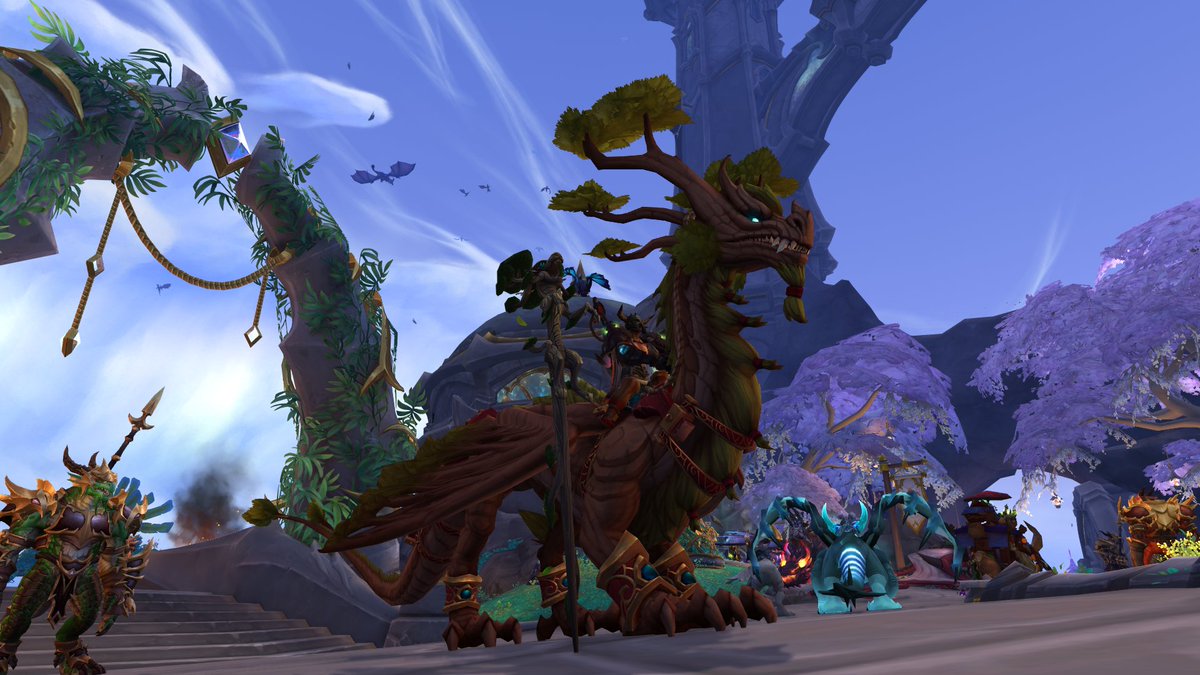 Fun little bug that can happen with people riding along with the new Auspicious Arbrowyrm.

They turn into a stick.