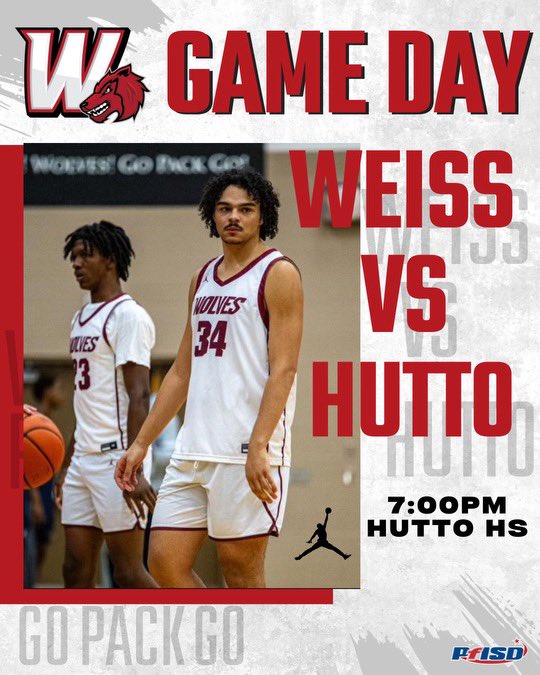 Wolves are on the road tonight at Hutto‼️🐺🏀⛓️