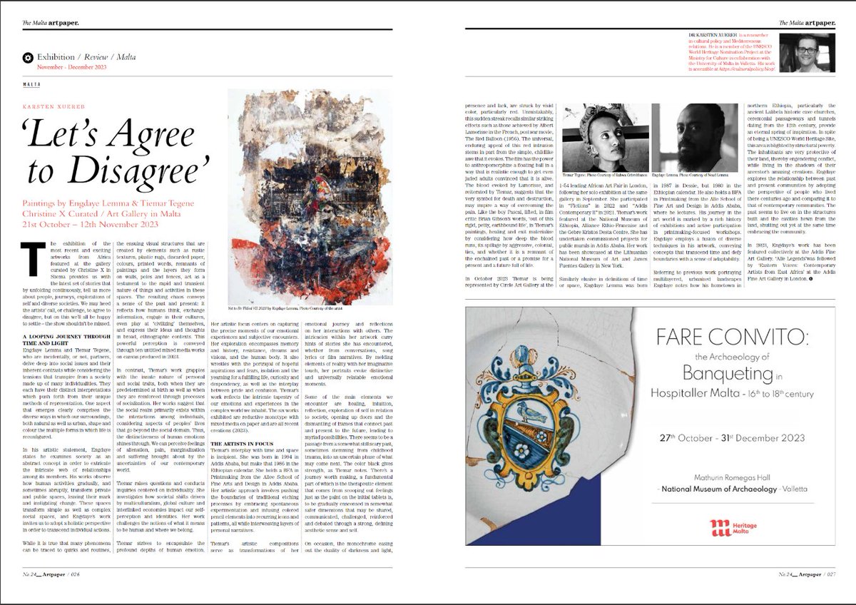 The exhibition of these artworks from Africa featured at the   Christine X gallery provides us with the latest set of stories that by unfolding continuously, tell us more about people, journeys, explorations of self and diverse societies. issuu.com/artpaper/docs/…