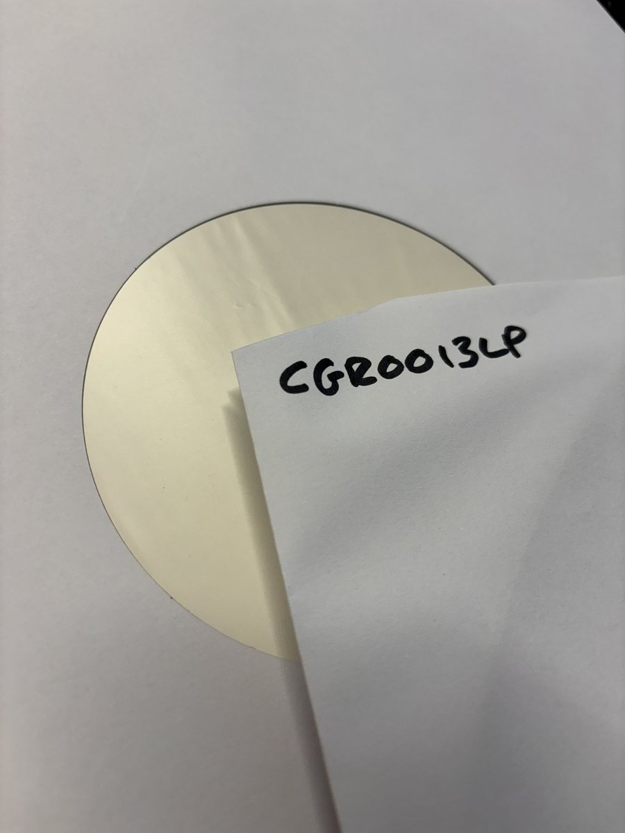 Test pressing day! Stay tuned for news of the next Common Grounds Records release!