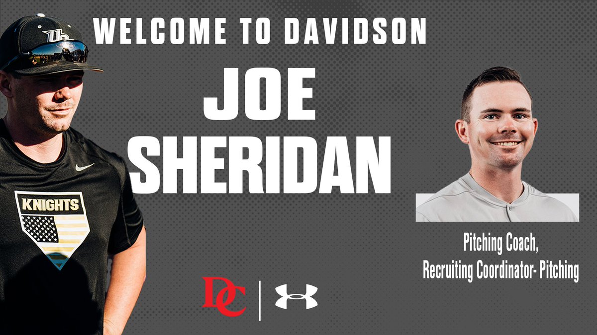 Joe Sheridan has joined the 'Cats as pitching coach! 

Welcome to Davidson, Joe! 

📰 bit.ly/3u0nLzX
