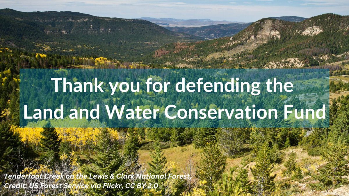 Thank you <a href="/SenMarkKelly/">Senator Mark Kelly</a> for standing up for #LWCF! Arizona is waiting for funds; Prescott National Forest can conserve an additional 4,100 acres for public recreation and protect clean drinking water supplies with #LWCF!