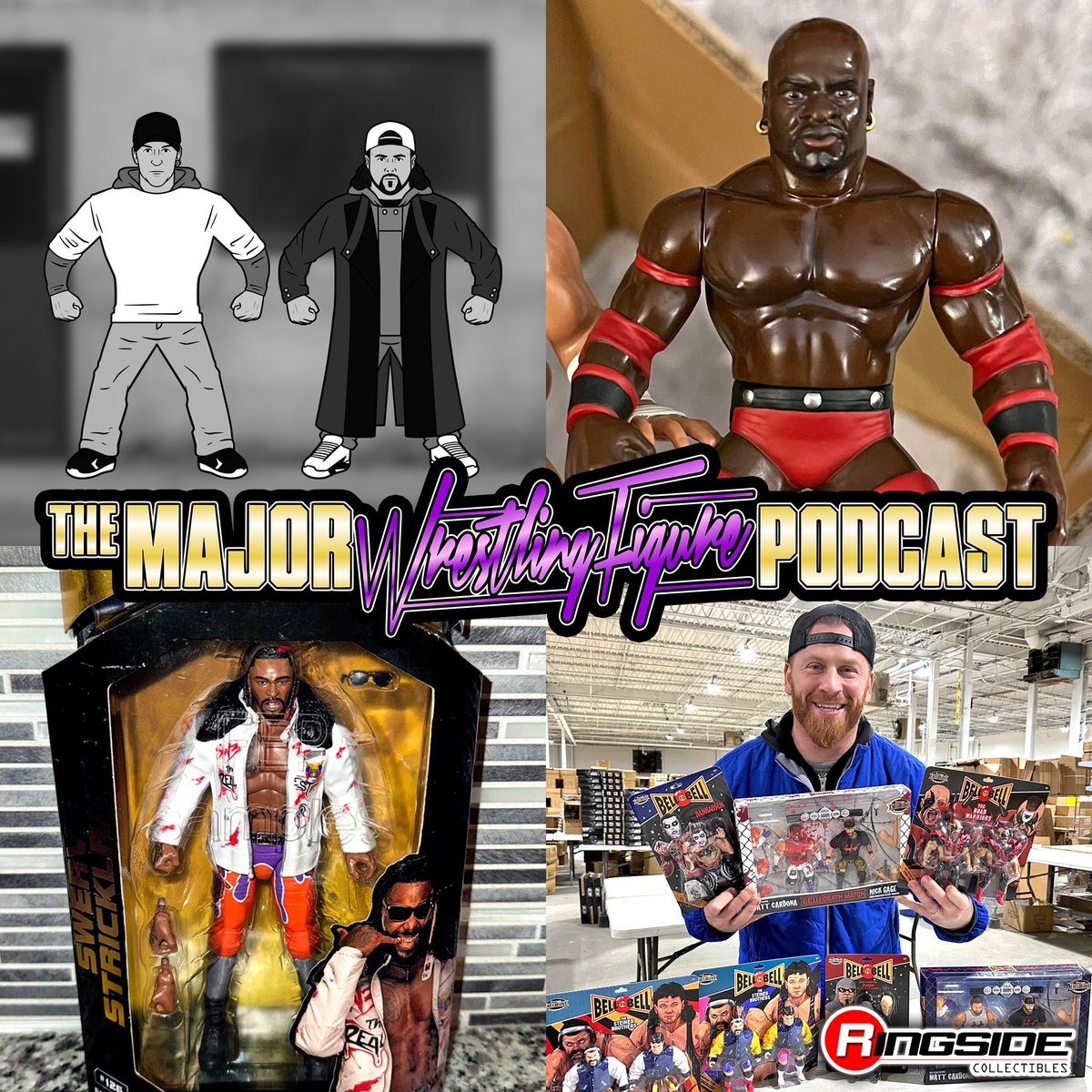 MajorWFPod's tweet image. DOWNLOAD THE LATEST EPISODE OF @MajorWFPod!

@TheMattCardona, @Myers_Wrestling, &amp;amp; @MarkSterlingEsq discuss latest #MajorBendies reveals, @TheZombieSailor Tony Norris, #AEWUnrivaled 14 @swerveconfident, RSC Toys' Bell to Bell figures, &amp;amp; more!

RP TO ENTER TO WIN @RingsideC PRIZE!