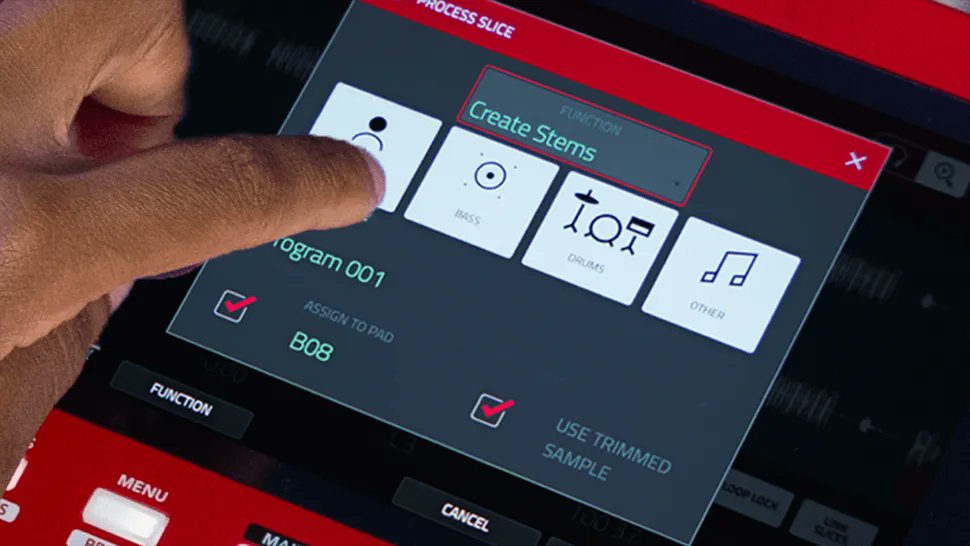 Akai Pro introduces a groundbreaking era in sampling with stem separation on its MPC platform. MPC Stems will enable the isolation of drums, bass, vocals, and other tracks. #Akai #sampling #musicsamples #audio