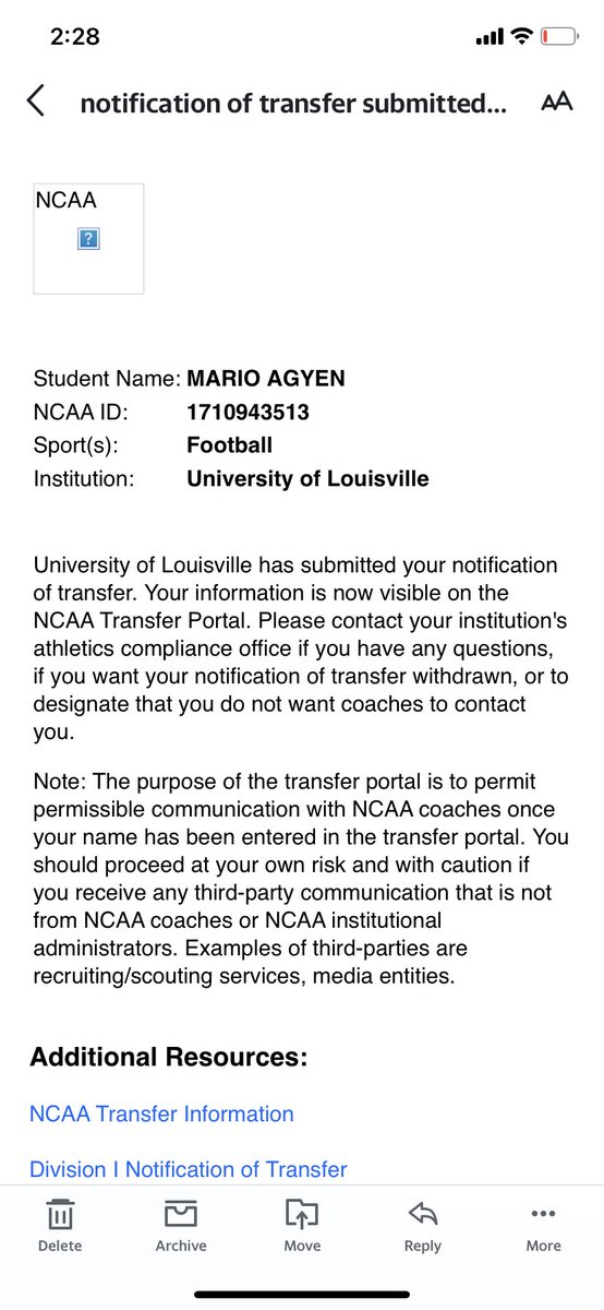 Officially in the transfer portal. Graduate transfer with 1 year of eligibility left
THANK YOU CARD NATION FOR EVERYTHING ‼️