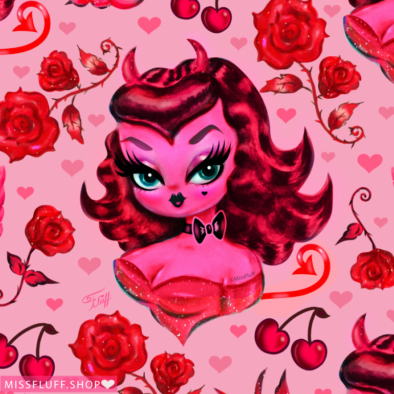 Miss_Fluff's tweet photo. π Devil Dolly π
Coming very soon on lots of fun stuff! π
#cutearteveryday #popsurrealism #valentinesday2024 #retrostyle #devildolly https://t.co/4Tqe7sQW6u