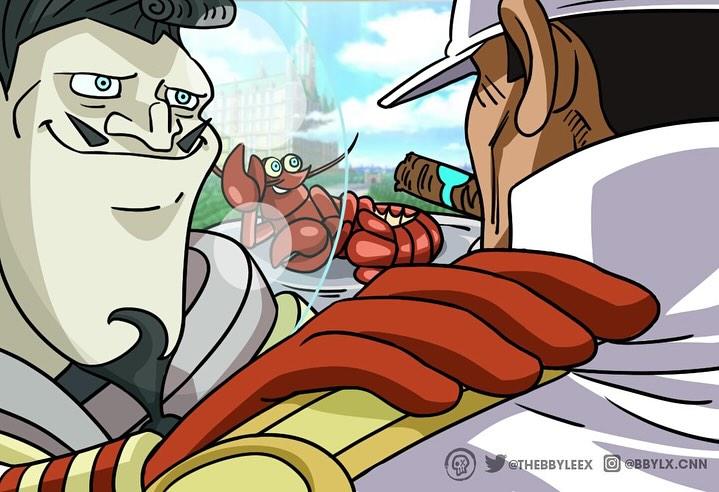 Akainu : "JE SUIS L'AMIRAL EN CHEF 👹"
Saint Charlos :