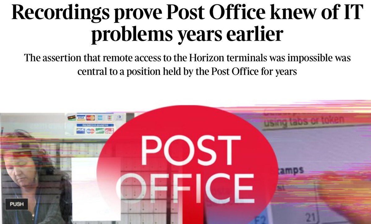 Worse and worse and worse bit.ly/3vHls5e Post Office lied about Fujitsu having remote access to postmasters’ computers, saying it didn’t when it knew it did