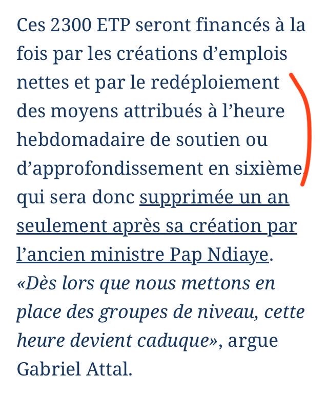 Corrnichonne's tweet image. Mesures phares du Pacte:
remplacement courte durée
et soutien en 6ème: 62€/h, pour les Profs d'école aussi.
3 mois après,Tintin balayette: l'heure de Soutien 6ème est annulée !
Ce budget ira finalement à des groupes de niveaux.
Quelle impréparation...
-Quel mépris ! 
#OnEstPrêt