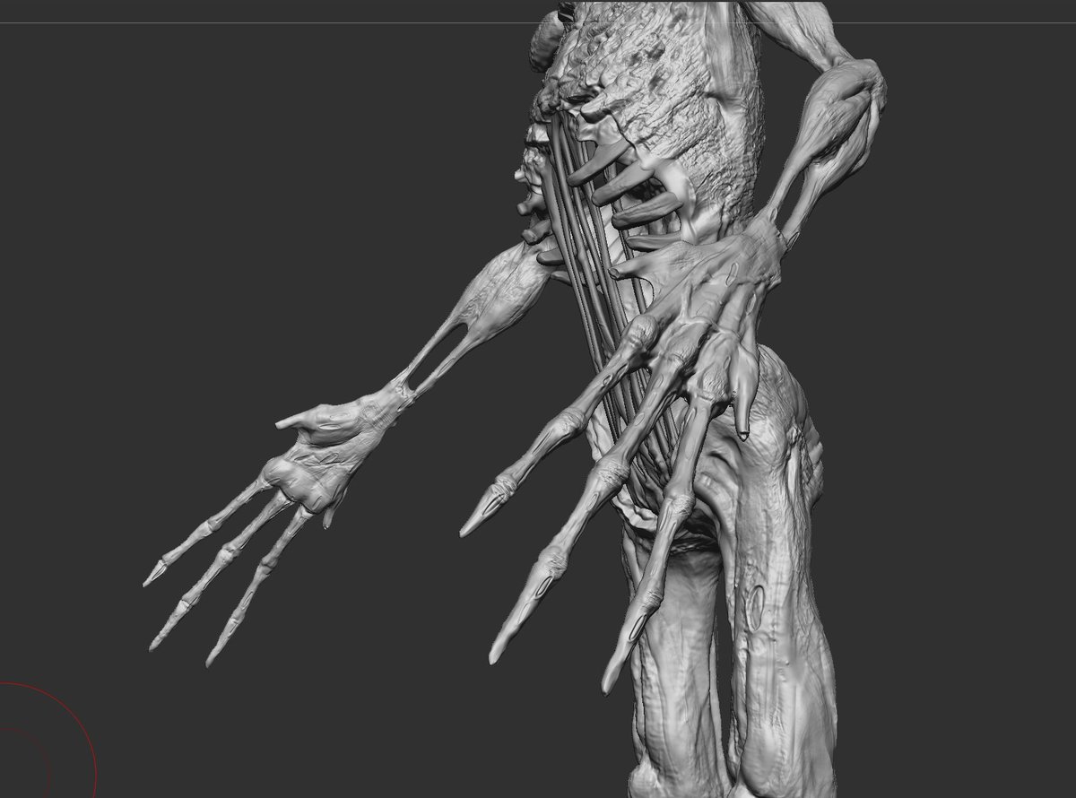 SimonCvok's tweet photo. #HalfLife2RTX Here are some quick and  dirty screenshots of the sculpt I made of the legendary fast zombie model. I will post prettier renders soonish :) https://t.co/ZNVN2sx1e4
