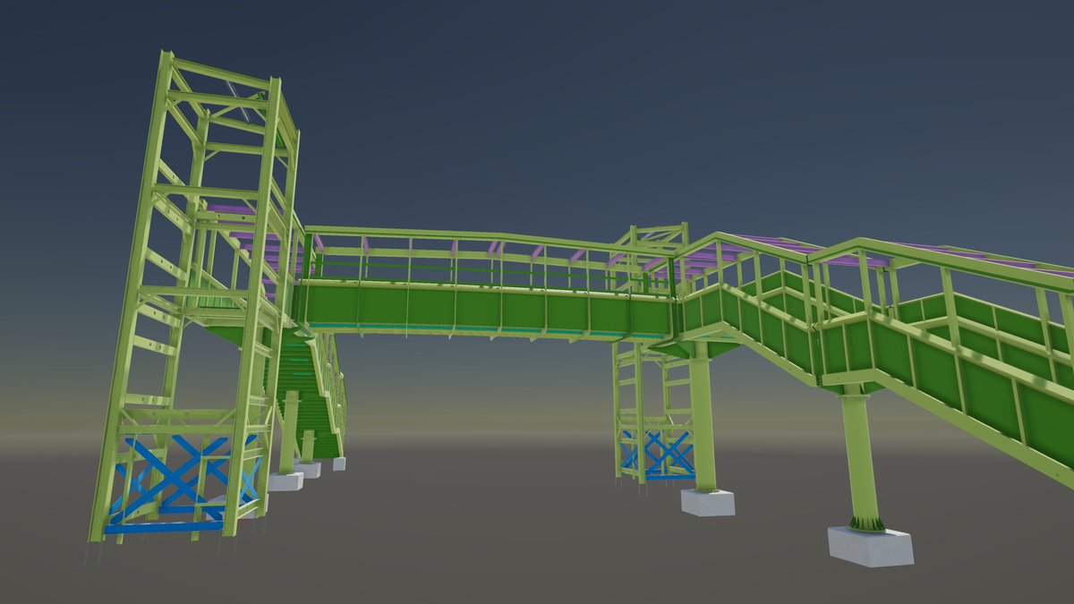 One of our projects was recently installed over the Xmas period. It’s always nice to see photographs taken on site. It makes all the design meetings worth while, from a computerised model to reality #steel #trimble #teklastructures #networkrail