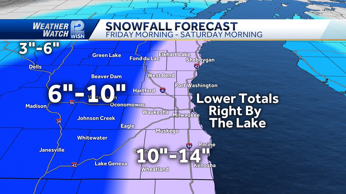 We are only at about the halfway point of this storm. Snow and wind will continue into this evening. There will be a massive difference in totals from right next to the lake to just inland. The roads are not good. Stay safe.