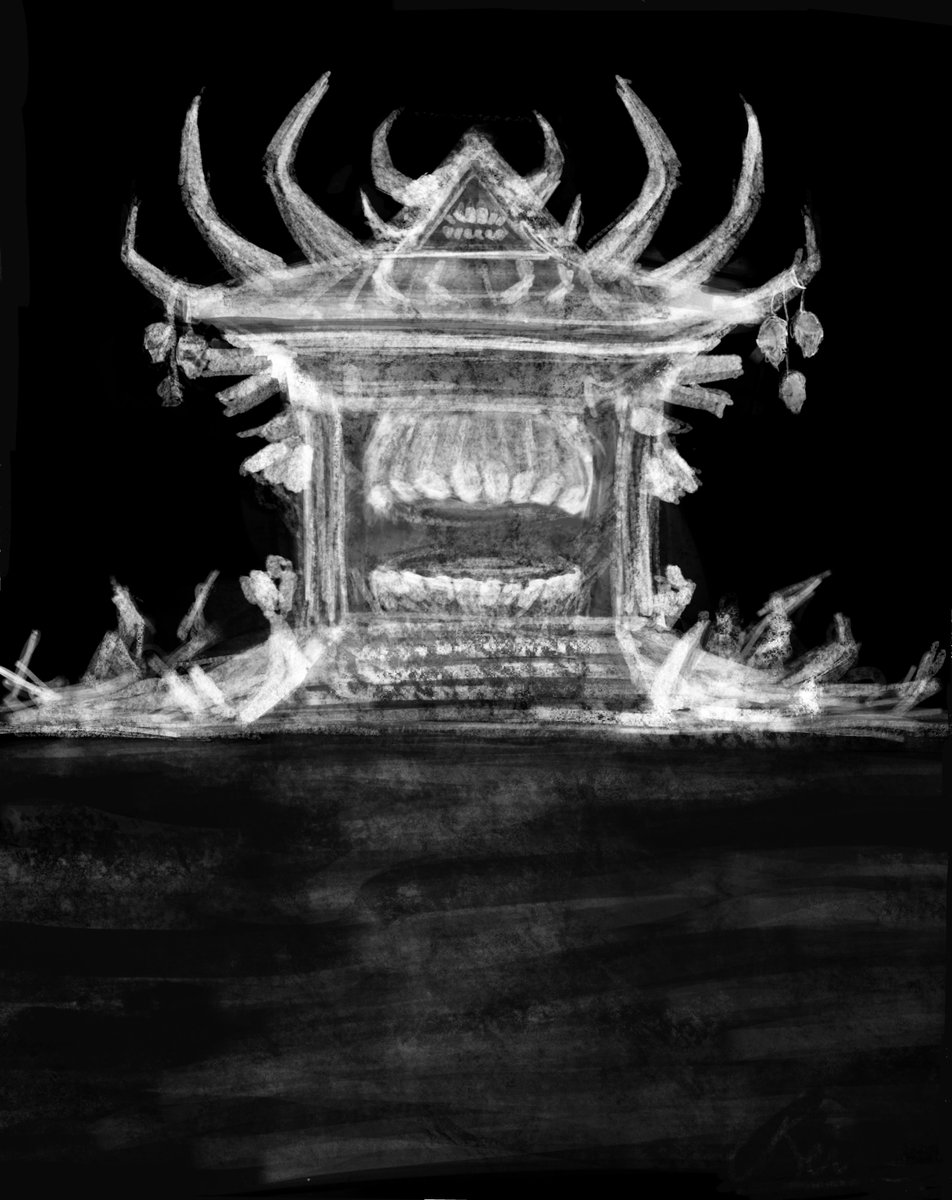 cosmokei's tweet photo. art class project #呪術廻戦 https://t.co/q60iTCH5Sy
