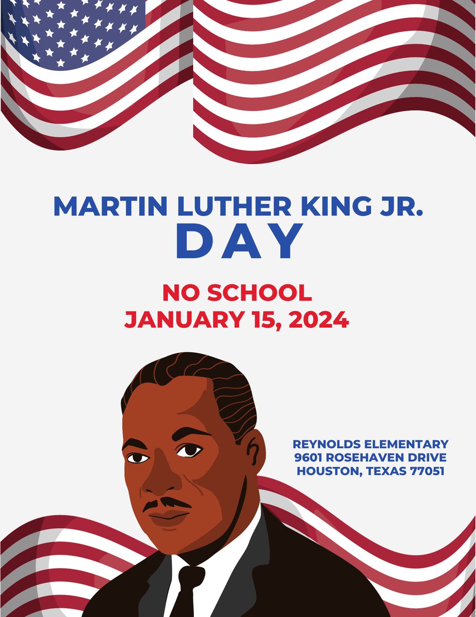 📢 Friendly Reminder to all parents: 🗓️ No school on Monday in honor of #MLKDay! 🌟 Take this opportunity to reflect on the legacy of Dr. Martin Luther King Jr. with your kids and engage in conversations about equality, justice, and kindness. Enjoy the long weekend! #MLKHoliday