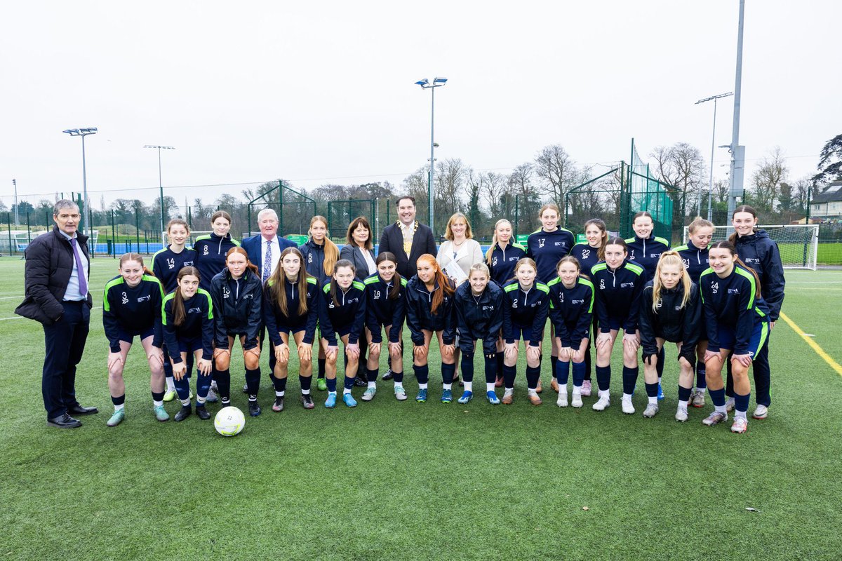 Well done to the @IrelandFootball @Fingalcoco TY girls who took part and presented today at the launch of @Fingalcoco @FingalSports new Active Together 2024-2029 strategic plan. Brilliant to see their growth and development both on and off the pitch. #Rolemodelsinthecommunity