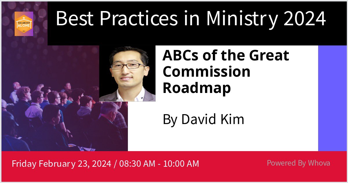 davidkim_'s tweet photo. If you’re coming to the BPM conference, I and Glocal Mission @GlocalMission Catalyst Leadership Team are Looking forward to seeing you guys!! May the Lord bless all organizers, speakers, attendees, and volunteers.❤️🙏 https://t.co/AFTRM1MrtJ