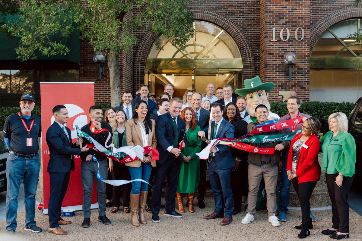 Fort Worth Chamber (@ftwchamber) on Twitter photo An exciting day of community unity as we joined with our partners at the <a href="/fwhcc/">Fort Worth Hispanic Chamber</a> and the <a href="/FWMBCC/">FWMBCC</a> to celebrate the grand opening of <a href="/gntybank/">Guaranty Bank &Trust</a> in Fort Worth ✂️
📸:gallery.fortworthchamber.com/ribboncuttingg…
#FortWorthChamber #CommunityUnity #GuarantyBankOpening An exciting day of community unity as we joined with our partners at the <a href="/fwhcc/">Fort Worth Hispanic Chamber</a> and the <a href="/FWMBCC/">FWMBCC</a> to celebrate the grand opening of <a href="/gntybank/">Guaranty Bank &Trust</a> in Fort Worth ✂️
📸:gallery.fortworthchamber.com/ribboncuttingg…
#FortWorthChamber #CommunityUnity #GuarantyBankOpening
