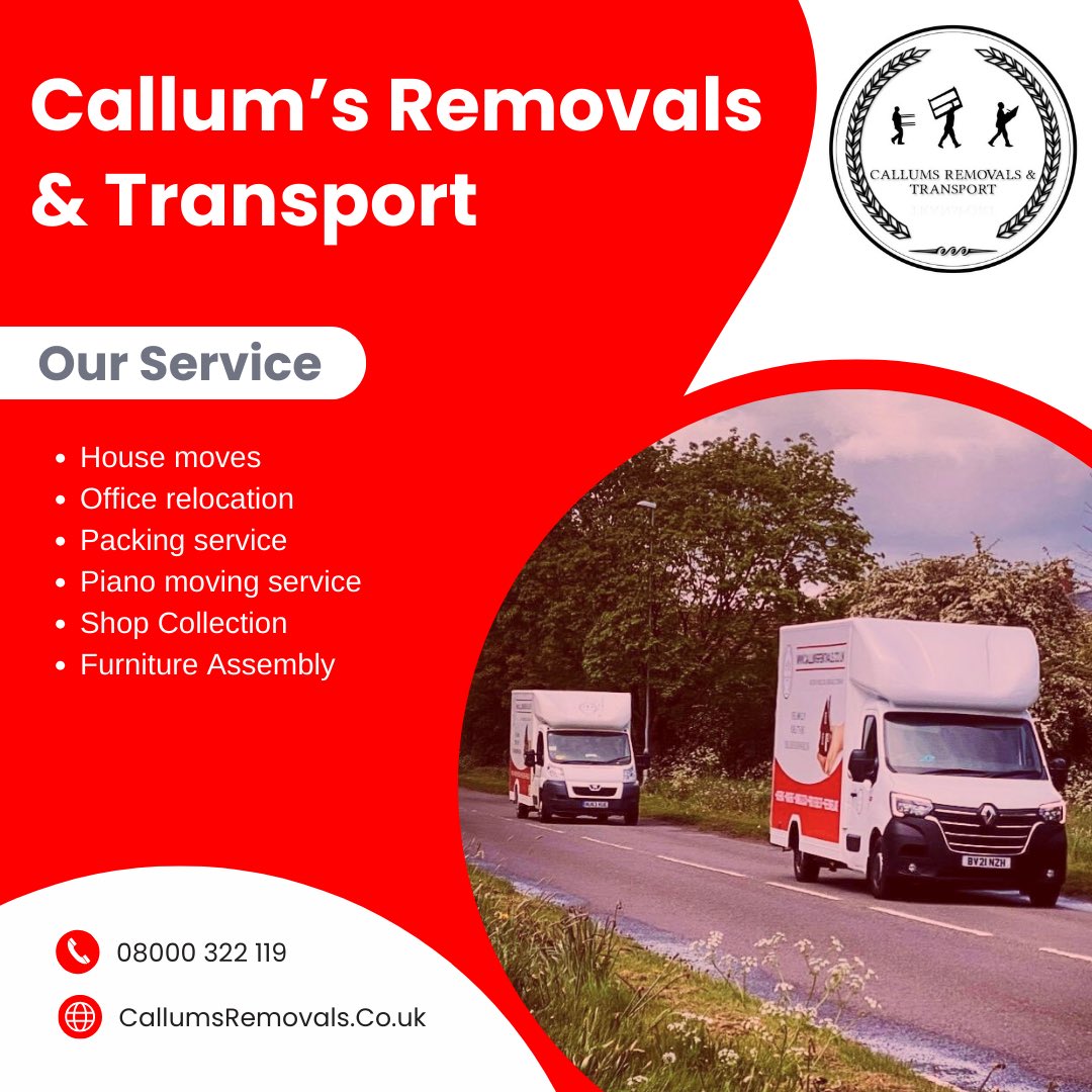 Callum's Removals & Transport (@callumsremovals) on Twitter photo 