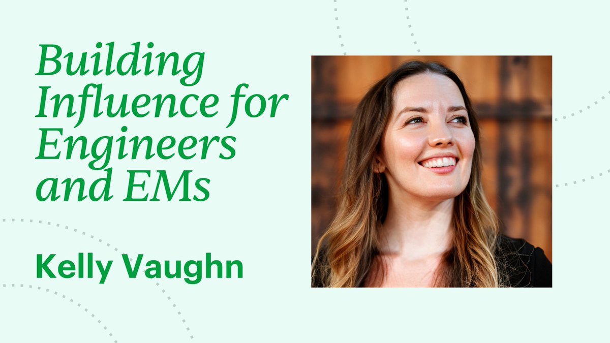 SOME PROFESSIONAL NEWS: My first course titled Building Influence for Engineers and EMs is officially open for enrollment! 🎉 This is something I've been quietly working with @MavenHQ on for months now, and I'm so excited to release it to the world.