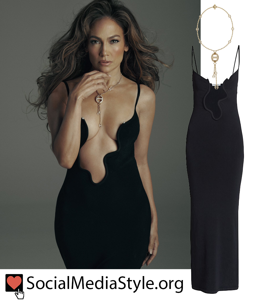 Find out where you can buy Jennifer Lopez's necklace and plunging black dress from her #ThisIsMeNow exclusive vinyl cover: socialmediastyle.org/post/jennifer-…
#JenniferLopez #jlo #blackdress #blackgown #plungingneckline #plunginggown #necklace #Hoorsenbuhs #lariatnecklace #ChristopherEsber