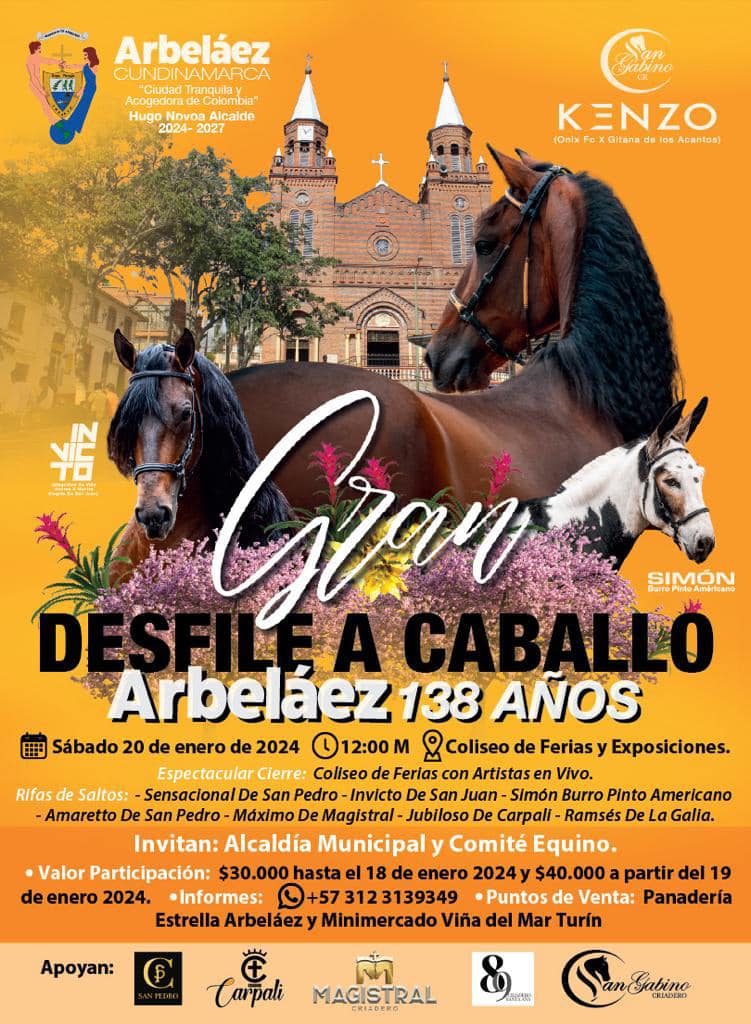 AlcArbelaez's tweet photo. ♥️ARBELÁEZ
¡¡¡Nos vamos de celebración del cumpleaños 138 de la Ciudad Tranquila y Acogedora de Colombia!!! https://t.co/Ae6eWMVTyp