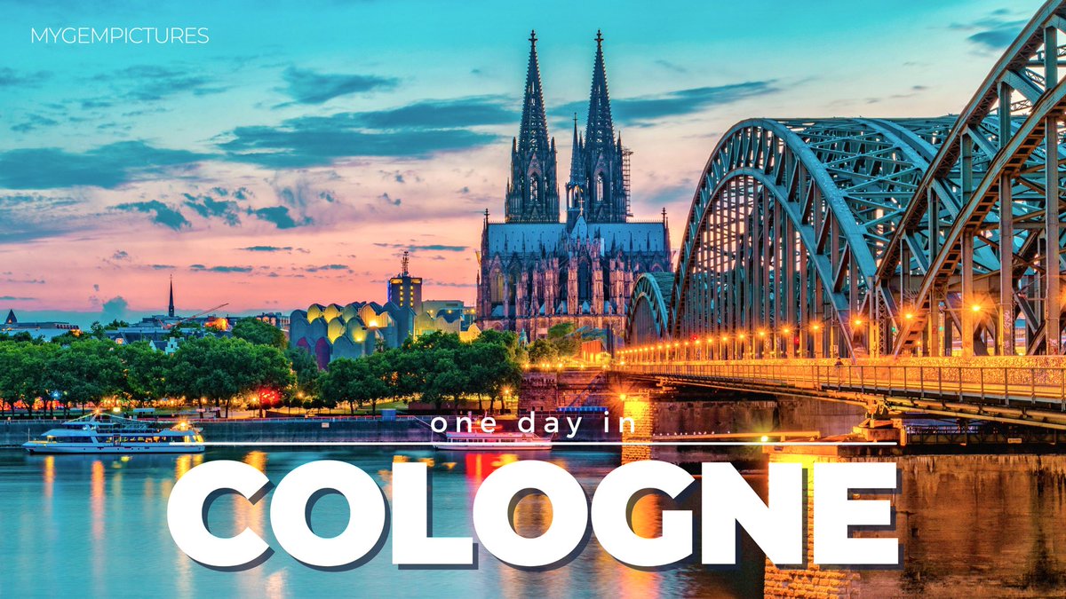 Cathedral, culture & Rhine romance - a city full of charm! ❤️ Watch my new video and enjoy Cologne! 😎

Videolink:
youtu.be/kiNSF8UhCmI?si…

#cologne #köln #koelnerdom #colognegermany #colognecity #cologne #mygempictures