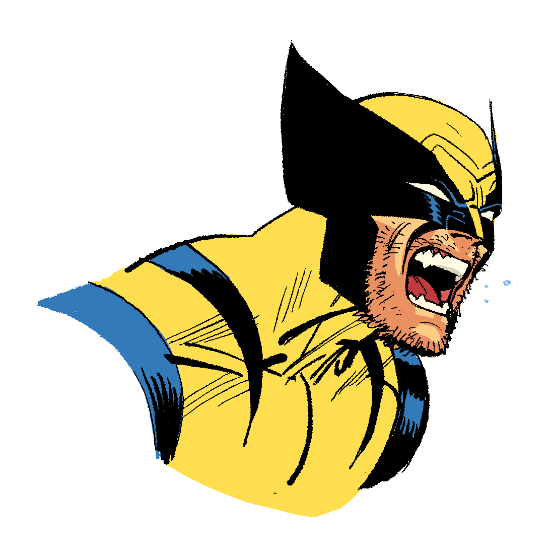 Leo__Romero's tweet photo. #Wolverine quick sketch https://t.co/SQOuzQYCCk