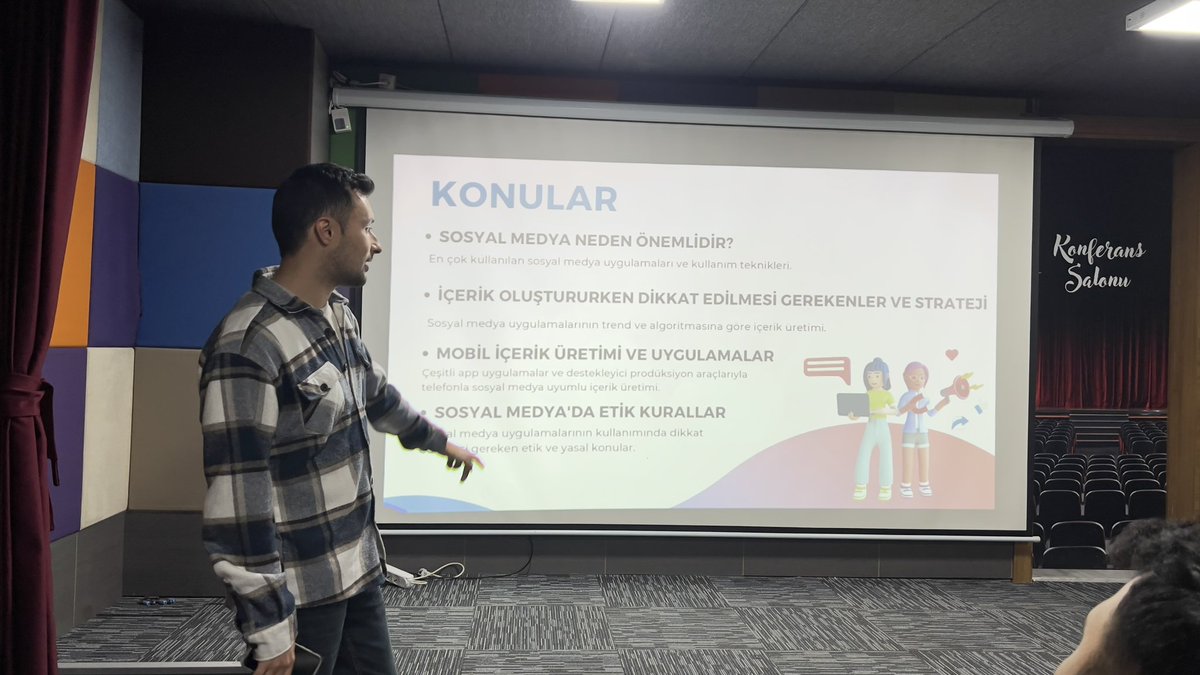 Gsb_AksuGM's tweet photo. Sosyal Medya Kullanımı ve Doğru İçerik Üretimi seminerini Batuhan ATEŞ hocamızdan dinledik. https://t.co/McRlK12xt1