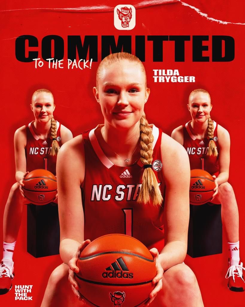 YohannaAraya's tweet photo. 6’6 swedish star Tilda Trygger has committed to NC State! Let’s goooo Tilda Trygger - so excited to follow you! 🔥 https://t.co/lFZnN3YXHY