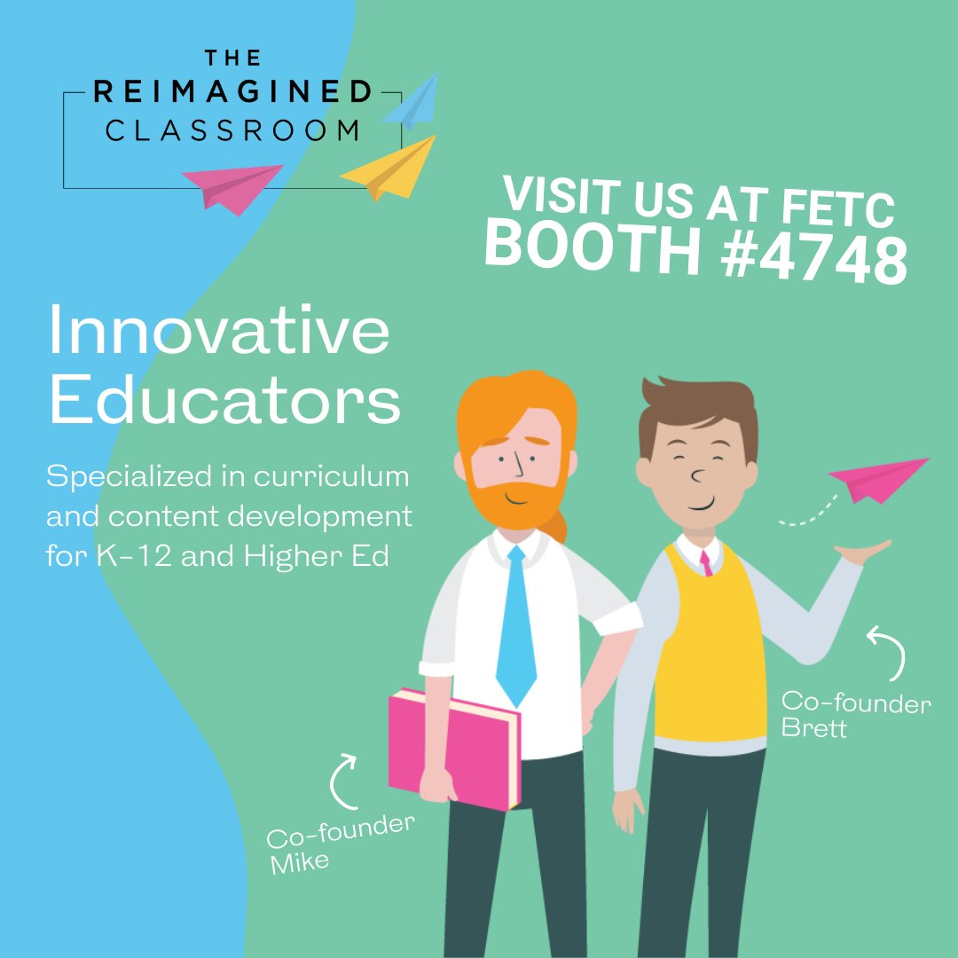 Soon our team will be heading to Orlando for @fetc! ✈️ We’re so excited to meet the thousands of educators putting the ED in EdTech! If you’ll be at the conference, be sure to swing by our booth or join us for our TWO workshop sessions! #FETC #edtech #education #STEM #teachers