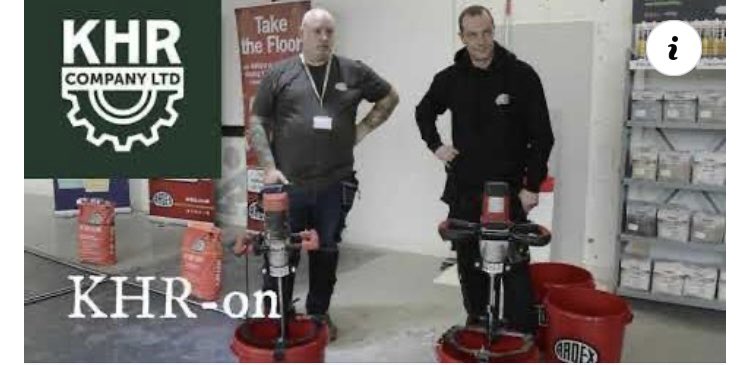 With ARDEX UK technical Gary Haigh, we are reviewing the Roll RO 30 mixer holder by KHR Company Ltd giving the positives and negatives.Alsoshowing the new smoothing compounds from Ardex and more TOOL GIVAWAYS 👌@ARDEXUKFlooring youtu.be/KgBeFSTNU8U?si…