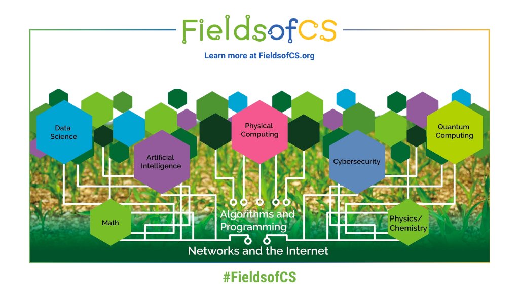 Discover #FieldsofCS, a new resource for K-12 educators, researchers, and students. Explore various realms of computer science specifically designed for educators and school leaders at fieldsofcs.org. #CSforALL