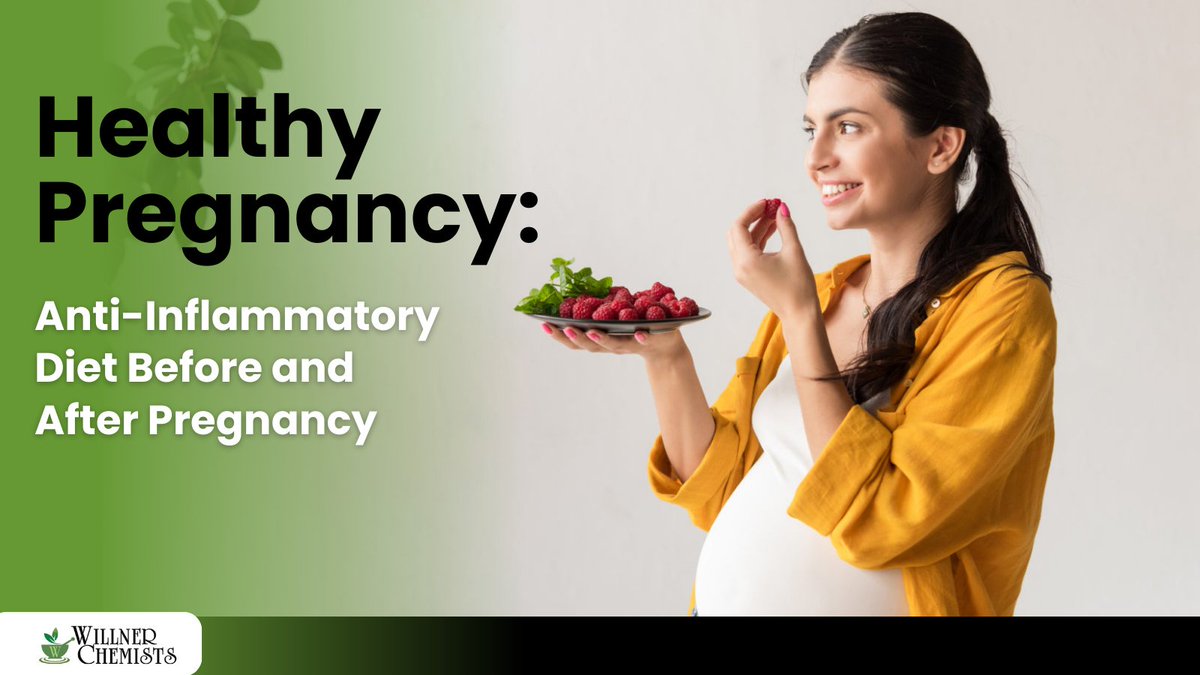 In this blog, we'll provide a sample meal plan and explain how an anti-inflammatory diet can aid in faster post-pregnancy recovery. Keep reading! 💻 → bit.ly/3tPdCWT 

#WillnerChemists