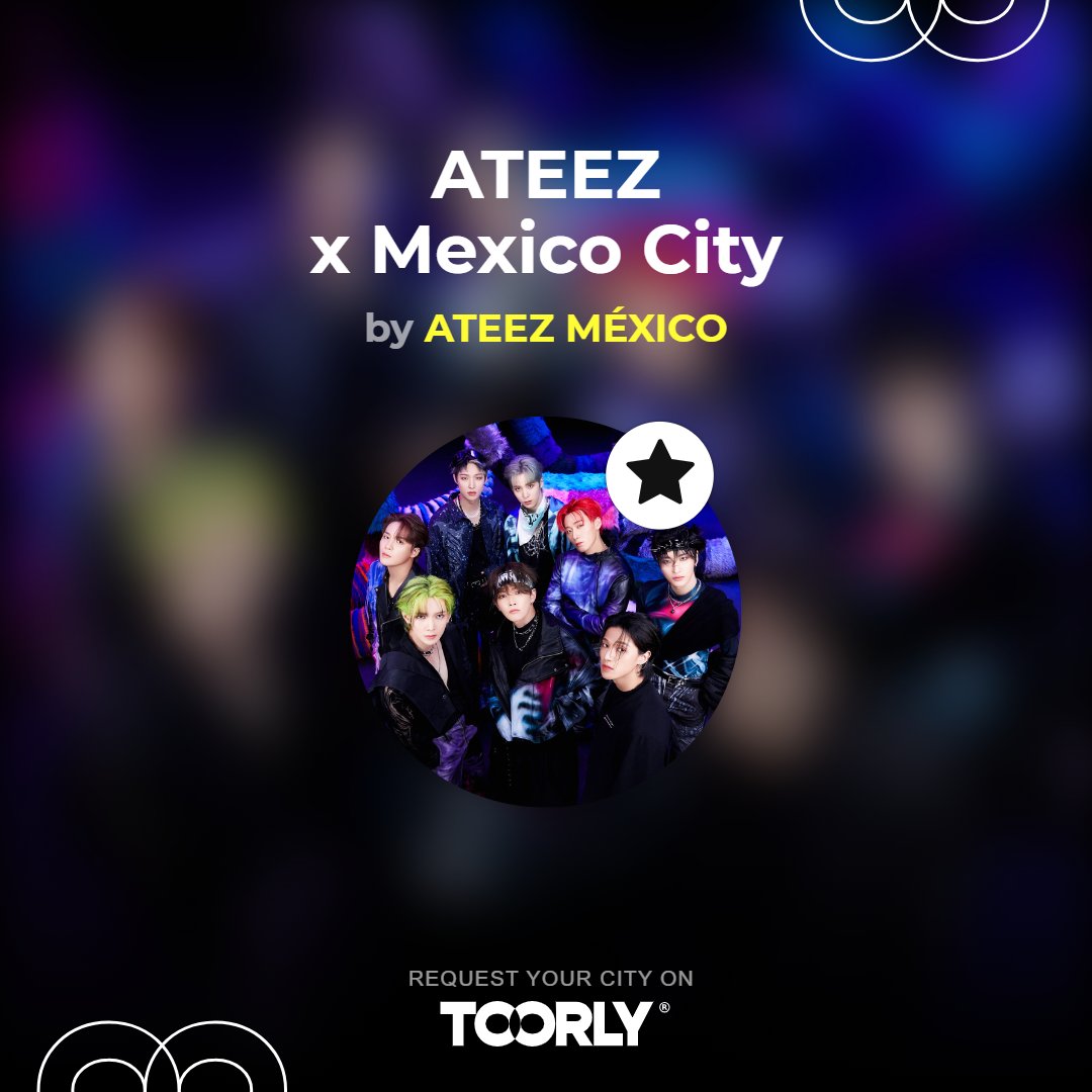 TOORLY's tweet photo. Buenos Aires, Mexico City, Bogotá... those are some of the countries that are dying to see #ATEEZ #에이티즈 on tour in Latin America! Would you also like to see them live? #ATEEZxATINY🌎
Tell us where you're from and let's make those shows happen! #RequestOnTOORLY https://t.co/YEy3K0zsAm