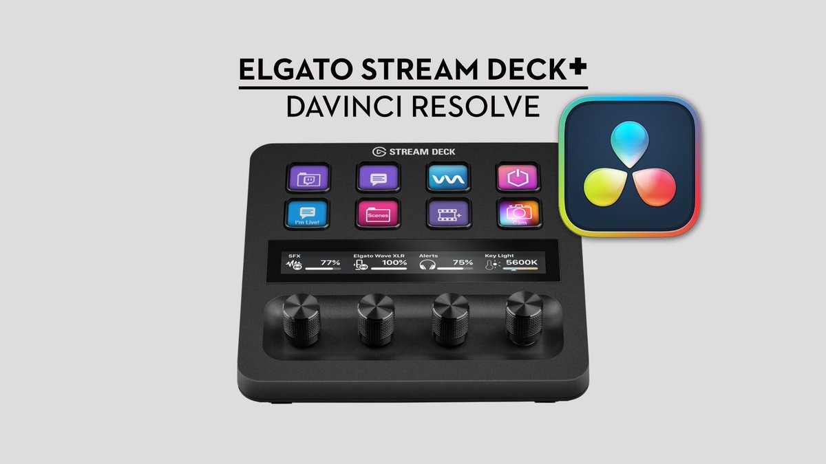 Create a mini colour grading controller with the @elgato StreamDeck Plus and thanks to a nifty third-party plugin - control almost every function! Here's how it all works, and if it's worth the effort. bit.ly/StreamDeckReso…