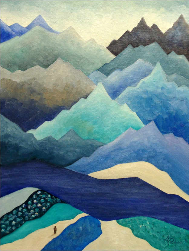 ampomata's tweet photo. This is my painting "Out Of The Blue".

#art #painting https://t.co/0au12iKCQU