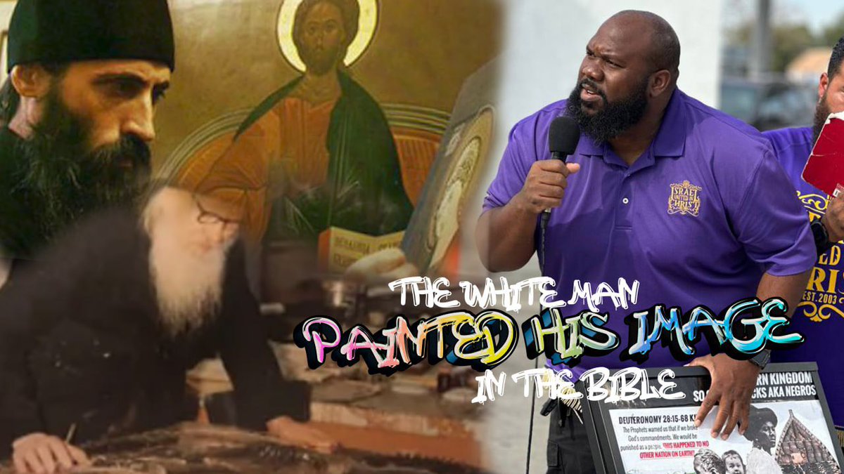 The white man painted his image in the Bible 

Tune in to the latest video premiere from IUIC Bakersfield
Video Link<> youtu.be/rkPZoB3ei3I?si…

WATCH📺 COMMENT💬 SHARE🔄 LIKE👍🏿 SUBSCRIBE🛎
………….………………….……..
Visit our website here 💻👨🏿‍💻🖥
🔴 solo.to/unitedinchrist