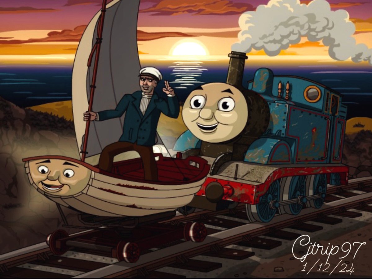 CE2class's tweet image. My fanart based on my favorite Thomas the Tank Engine movie: “Sodor’s Legend of the Lost Treasure” 🎥 🚂 🏴‍☠️