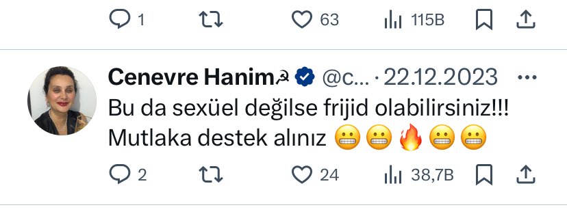 Bu hanım beni engellemiş hesabına yaptığım yoruma okuyun