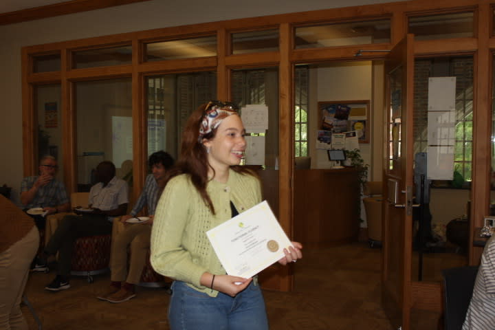 global_studio's tweet photo. Belated congratulations to all students who qualified for the Global Seal of Biliteracy! Here are a few shots from the fall semester award ceremony and celebration. Thanks for all your support, resources, and encouragement, @theglobalseal! 
https://t.co/kPEJwRHB32 https://t.co/CbZj3lohVF